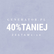 Generator.pl | zestaw 1-10 40% taniej
